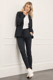 03785 - Bright bonded fitted blazer