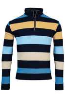 313101 - Sweatshirt met rits in een pique in een frisse str